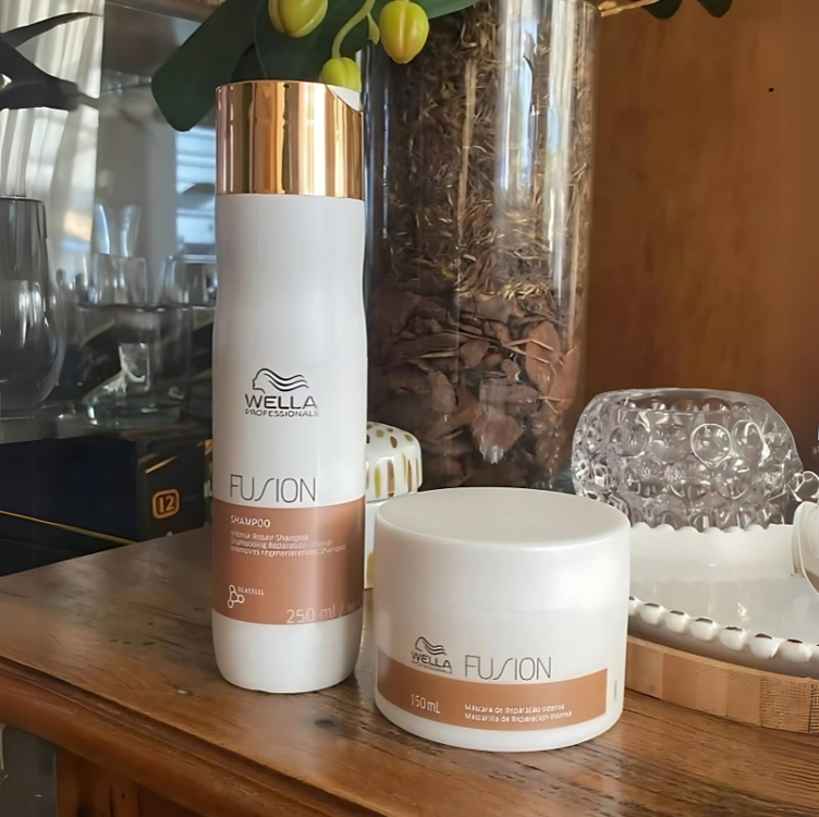 Kit Wella Fusion - Sh 250 Ml + Másc 150 Ml Kit Wella Fusion - Sh 250 Ml + Másc 150 Ml