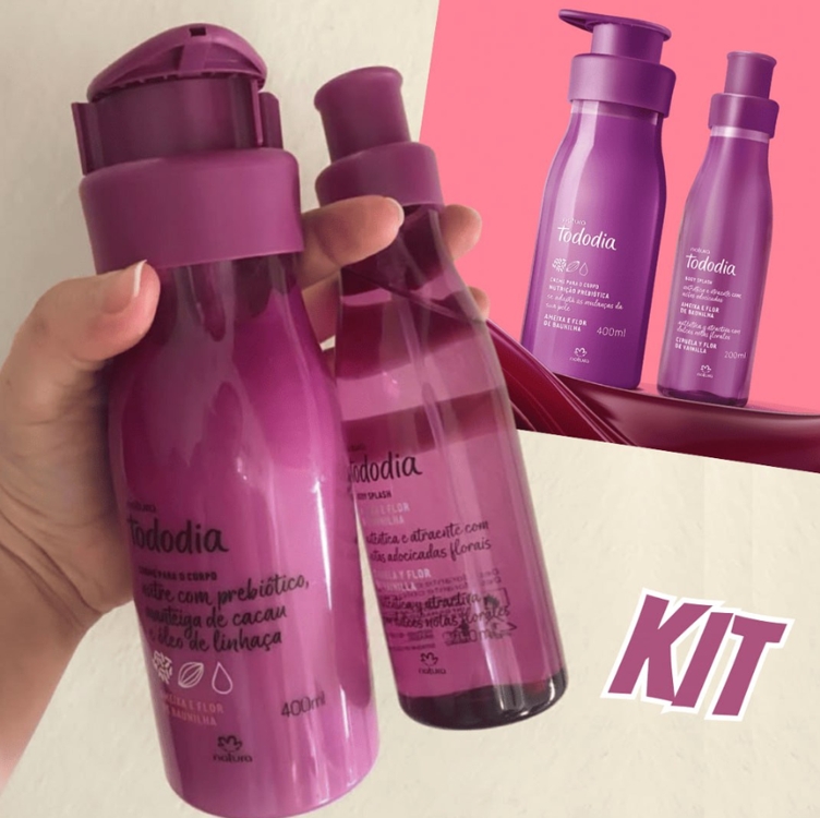 Kit Creme Nutritivo e Body Splash Tododia Ameixa e Flor de Baunilha (2 produtos) Kit Creme Nutritivo e Body Splash Tododia Ameixa e Flor de Baunilha (2 produtos)