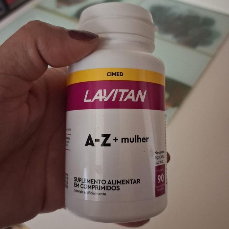Multivitamínico Lavitan AZ Para Mulher Com 90 Comprimidos Multivitamínico Lavitan AZ Para Mulher Com 90 Comprimidos