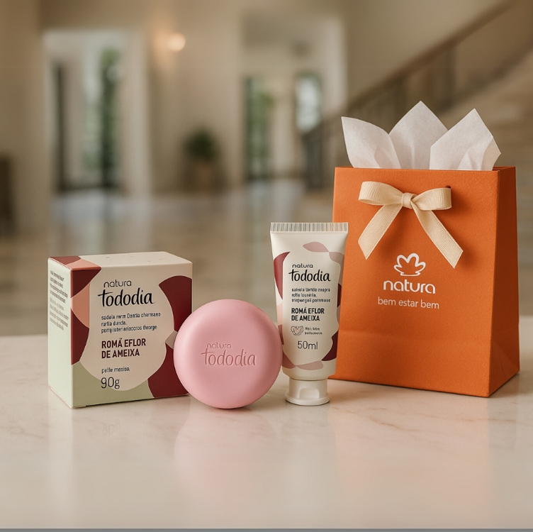 Presente Natura Tododia Romã e Flor de Amora (2 produtos) Presente Natura Tododia Romã e Flor de Amora (2 produtos)