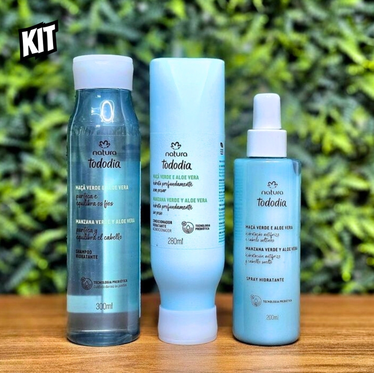 Kit HidratanteTododia Maçã Verde e Aloe Vera (3 produtos) Kit HidratanteTododia Maçã Verde e Aloe Vera (3 produtos)