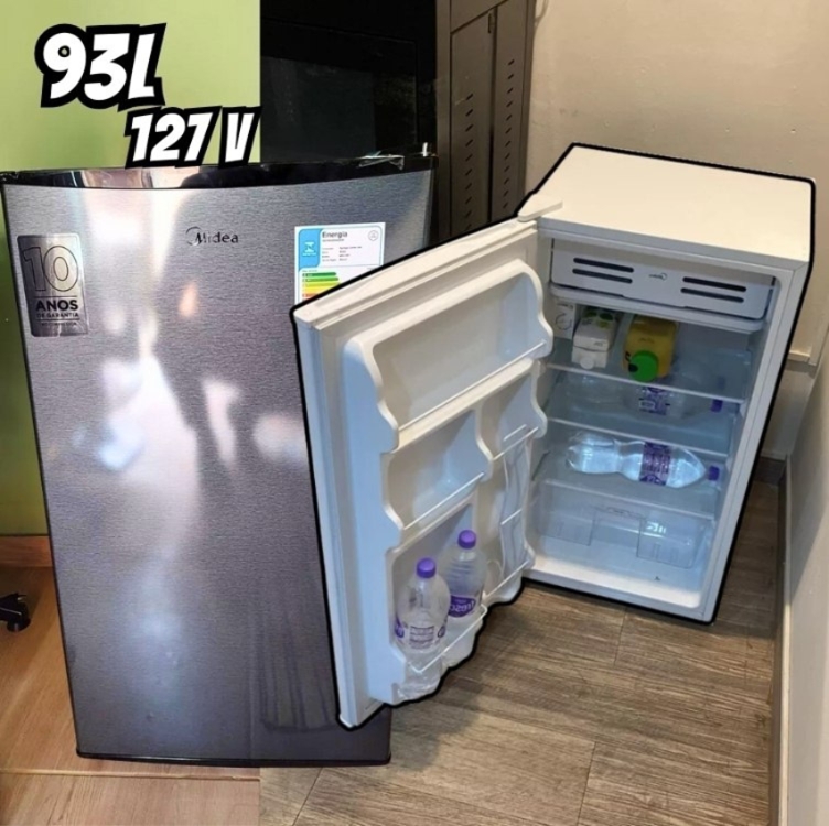 Frigobar 93L INOX 127V Midea Frigobar 93L INOX 127V Midea