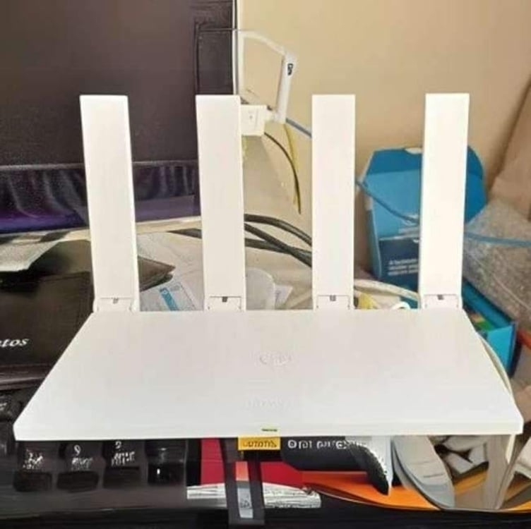 Roteador Huawei Wifi6 Ax2s Ws7000 1500mbps Dual Band Branco Roteador Huawei Wifi6 Ax2s Ws7000 1500mbps Dual Band Branco