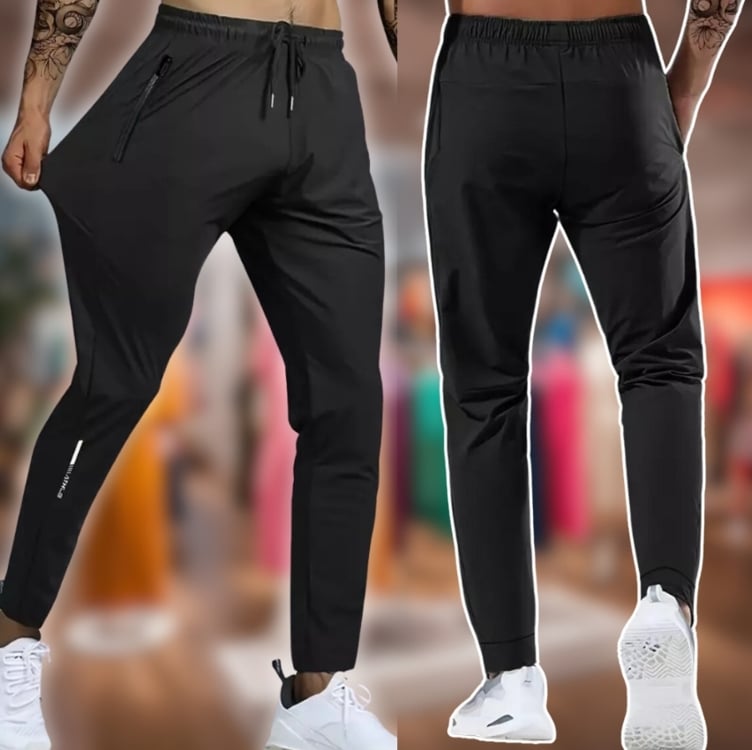 Calça Masculina Slim Fit Esportiva Fitness Com Elastano Calça Masculina Slim Fit Esportiva Fitness Com Elastano