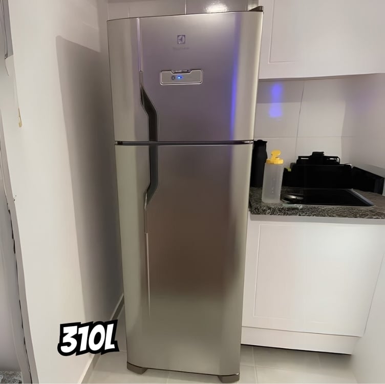Geladeira Electrolux Frost Free 310L Duplex Cor Inox (TF39S) Geladeira Electrolux Frost Free 310L Duplex Cor Inox (TF39S)