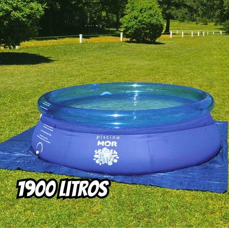 Piscina Inflável Redonda 1900 Litros Pvc Verão Praia Sitio - Home Utilities Piscina Inflável Redonda 1900 Litros Pvc Verão Praia Sitio - Home Utilities
