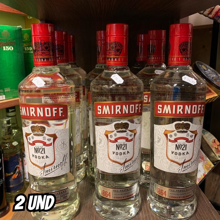 Vodka Smirnoff 998ml 2 Unidades Vodka Smirnoff 998ml 2 Unidades