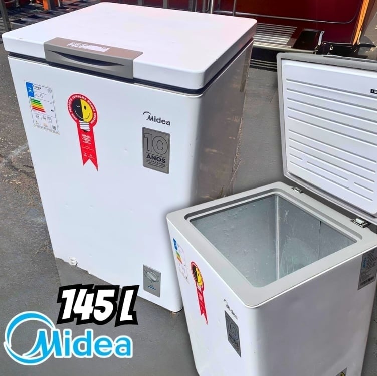 Freezer Horizontal Midea 145L MDRC207SLA011 - 110V Freezer Horizontal Midea 145L MDRC207SLA011 - 110V