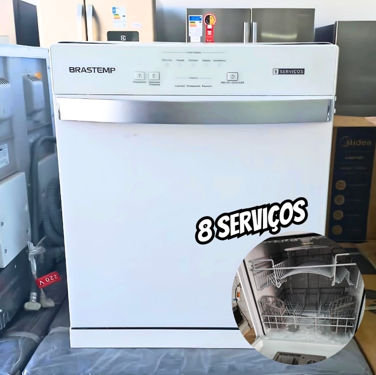 Lava-louças Brastemp 8 Serviços BLF08 Branca Lava-louças Brastemp 8 Serviços BLF08 Branca
