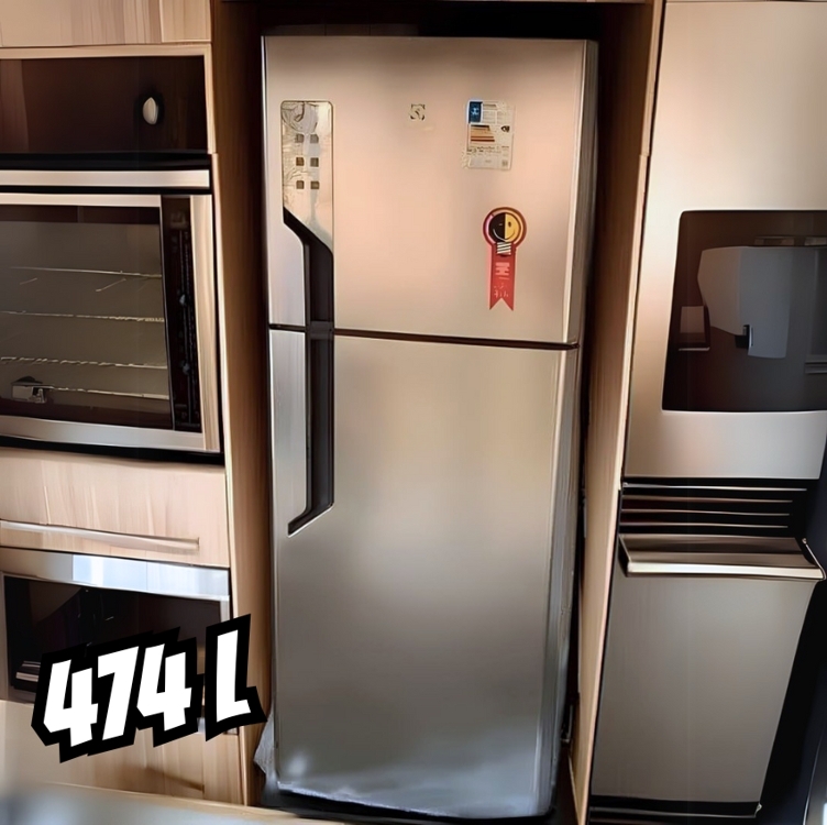Geladeira/Refrigerador Electrolux Frost Free - Duplex Platinum 474L TF56S Top Freezer Geladeira/Refrigerador Electrolux Frost Free - Duplex Platinum 474L TF56S Top Freezer