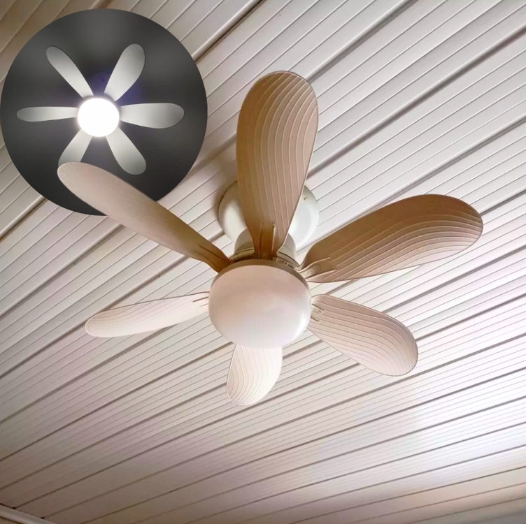Ventilador Lâmpada De Teto 60w Silencioso Controle Remoto Ventilador Lâmpada De Teto 60w Silencioso Controle Remoto