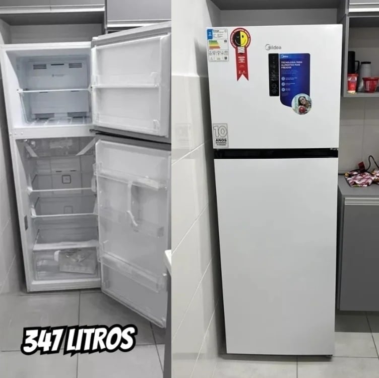 Geladeira/Refrigerador Midea Frost Free Duplex - 220V Geladeira/Refrigerador Midea Frost Free Duplex - 220V