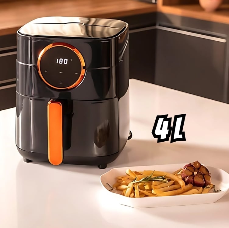 Gaabor Fritadeira Elétrica Sem Óleo Air Fryer 4l 1400w Digital Touch Tecnologia Cyclone 360 127v Grafite Gaabor Fritadeira Elétrica Sem Óleo Air Fryer 4l 1400w Digital Touch Tecnologia Cyclone 360 127v Grafite