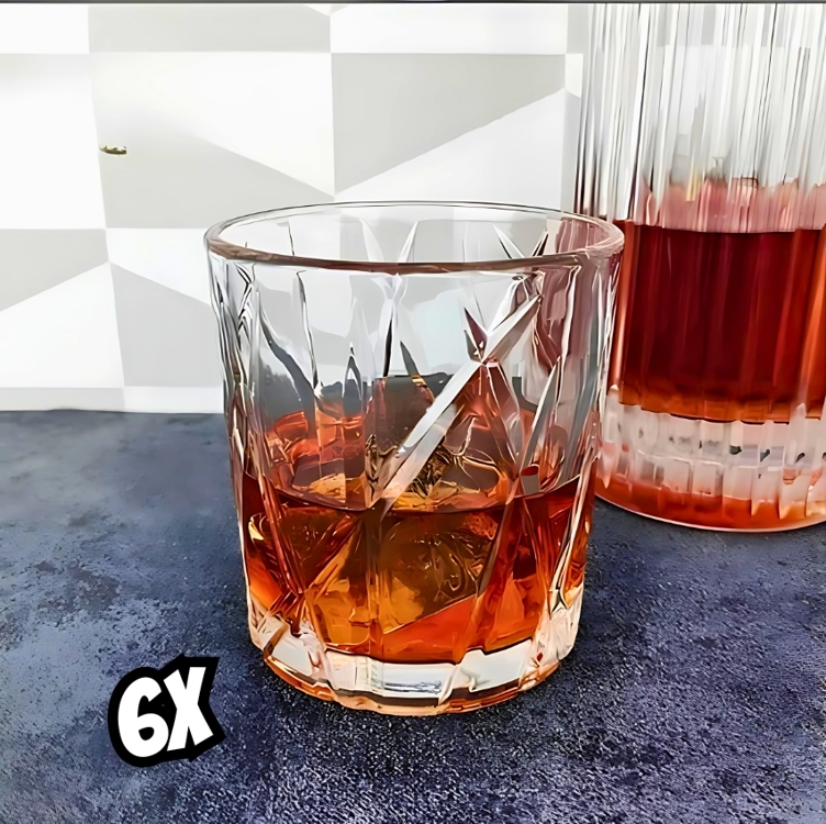 Jogo 6 Copos de Cristal Para Whisky 310 ml Forest L'Hermitage Jogo 6 Copos de Cristal Para Whisky 310 ml Forest L'Hermitage