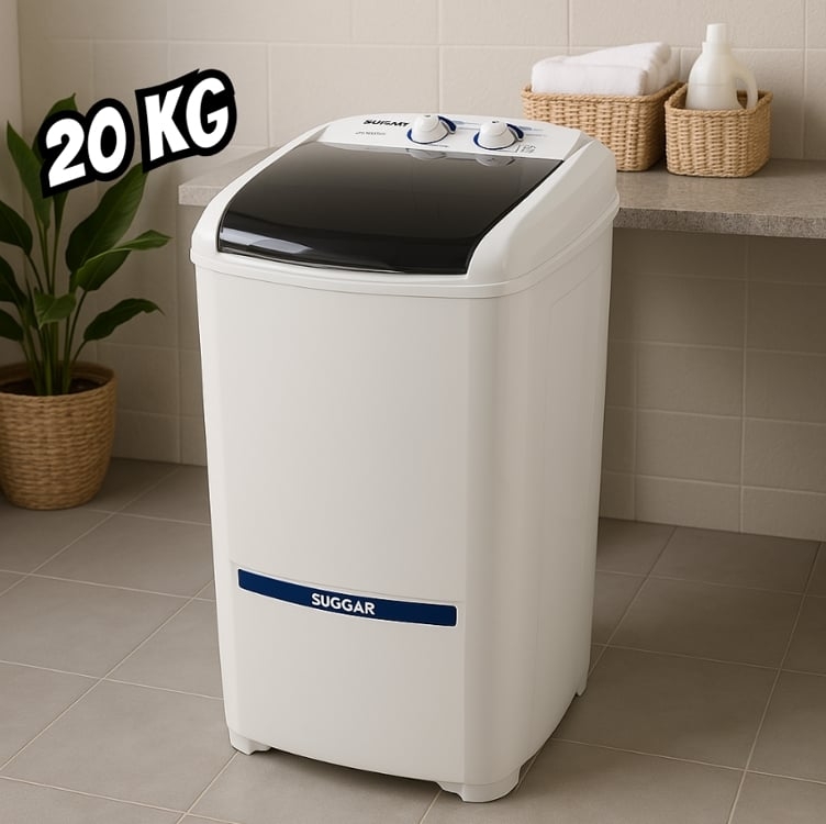 Suggar Lavadora De Roupas Lavamax Eco 20kg 110v Branca Le2001br Suggar Lavadora De Roupas Lavamax Eco 20kg 110v Branca Le2001br