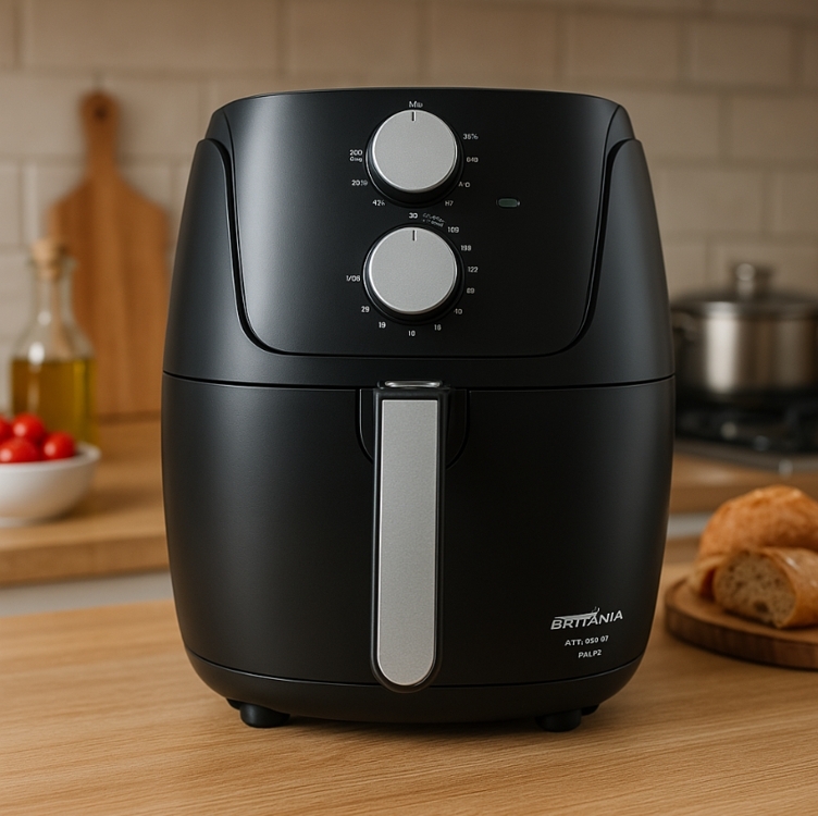 Fritadeira Elétrica Sem Óleo/air Fryer Britânia Bfr37 Preta Com Timer 4,2l Fritadeira Elétrica Sem Óleo/air Fryer Britânia Bfr37 Preta Com Timer 4,2l