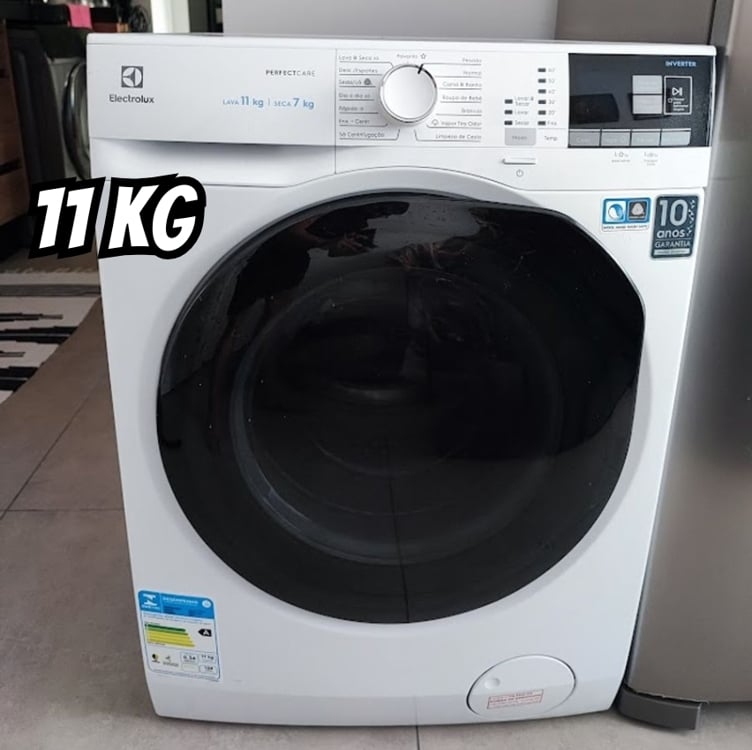 Lava E Seca Electrolux 11kg Branca Perfect Care Inverter Com Água Quente/vapor (lsp11) Lava E Seca Electrolux 11kg Branca Perfect Care Inverter Com Água Quente/vapor (lsp11)