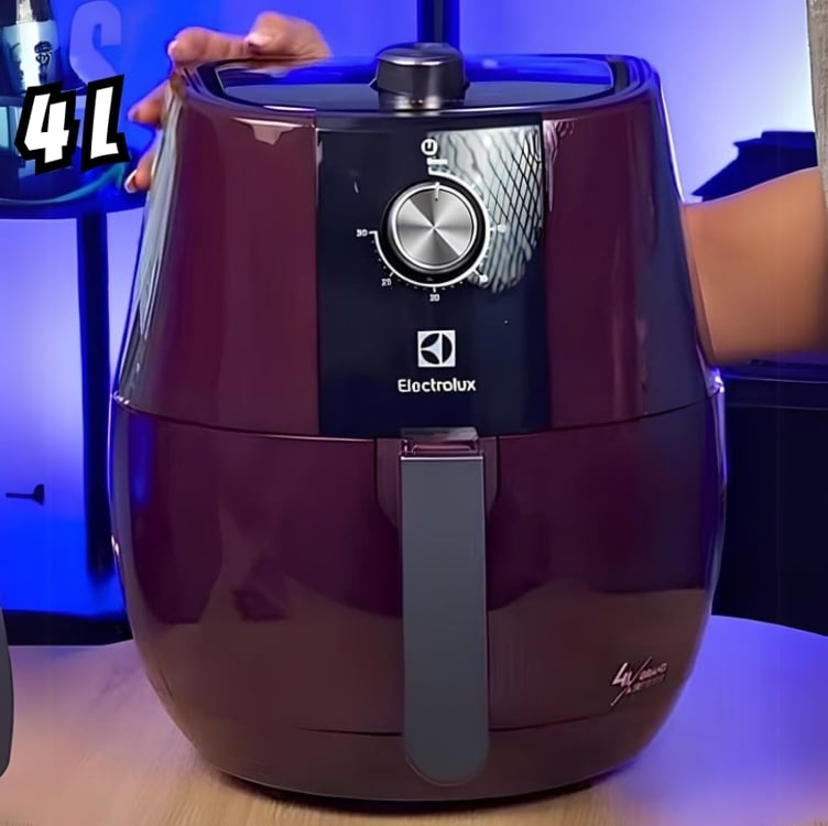 Fritadeira Elétrica Sem Óleo Electrolux Airfryer Eaf31 4l 1400w Vermelho 110v Por Rita Lobo Fritadeira Elétrica Sem Óleo Electrolux Airfryer Eaf31 4l 1400w Vermelho 110v Por Rita Lobo