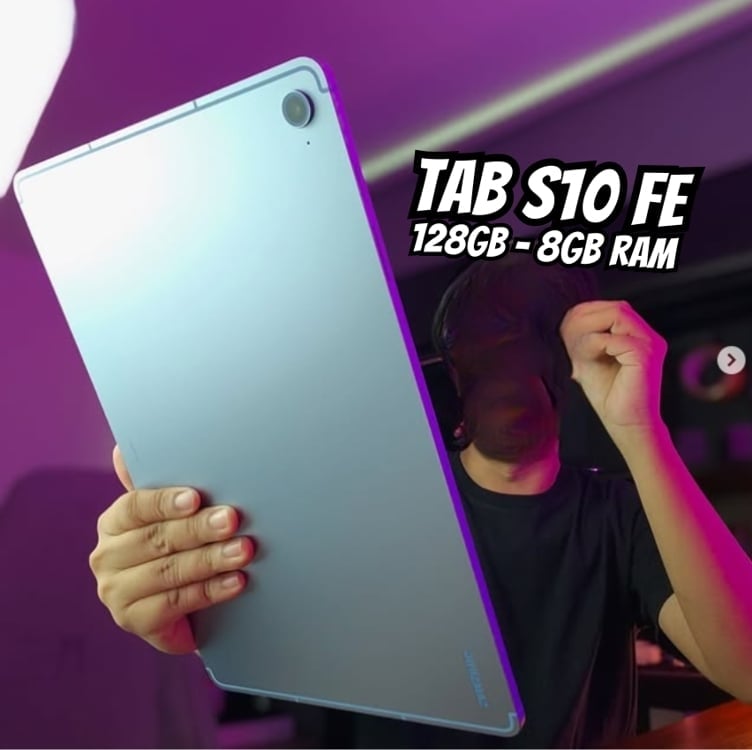 Tablet Samsung Galaxy Tab S10 Fe Com Capa E Caneta S Pen 4gb Ram 128gb 10,9" Android 15 Exynos 1580 Wi-fi Tablet Samsung Galaxy Tab S10 Fe Com Capa E Caneta S Pen 4gb Ram 128gb 10,9" Android 15 Exynos 1580 Wi-fi