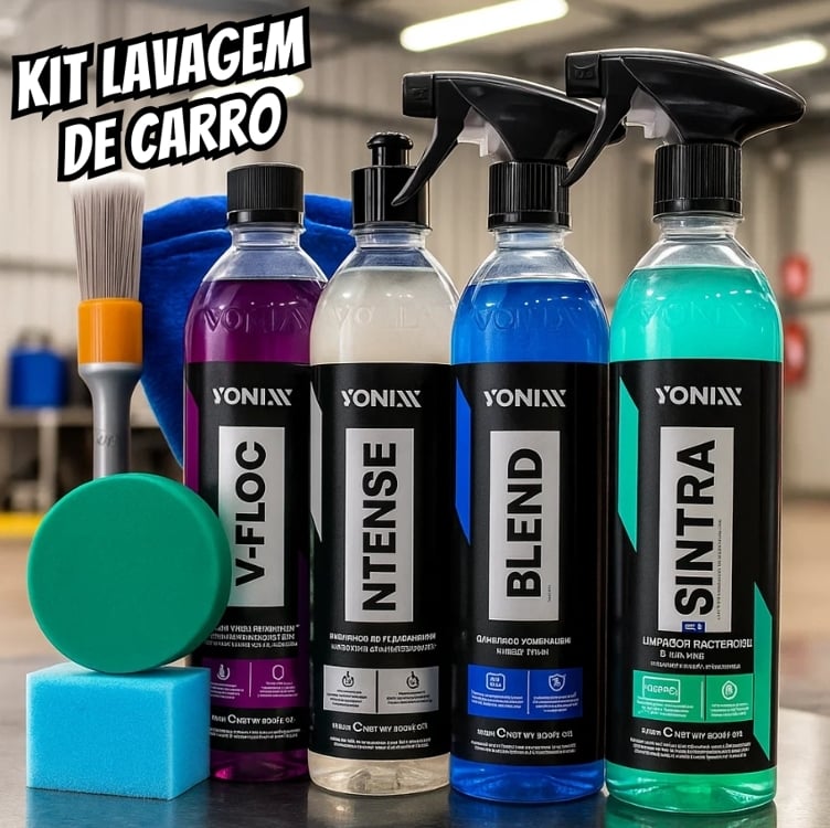 Kit Lavagem Automotiva V-floc Blend Sintra Intense Vonixx Kit Lavagem Automotiva V-floc Blend Sintra Intense Vonixx