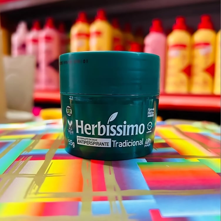 Desod. Creme Herb. Tradicional 55Gr, Herbissimo Desod. Creme Herb. Tradicional 55Gr, Herbissimo