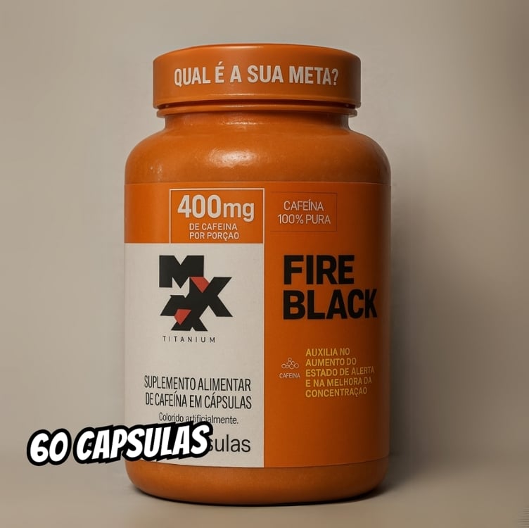 Fire Black (60 Caps), Max Titanium Fire Black (60 Caps), Max Titanium