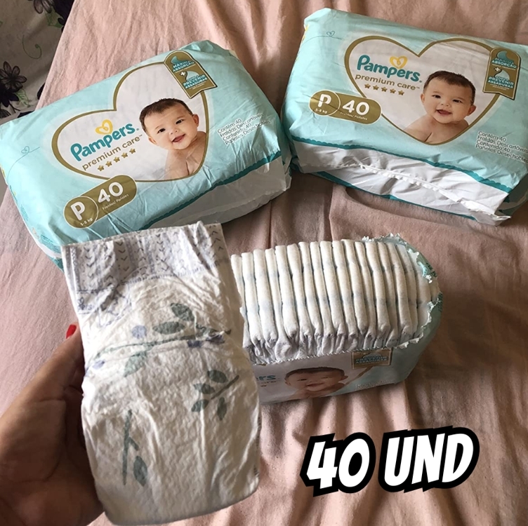 Fraldas Pampers Premium Care P 40 Unidades Fraldas Pampers Premium Care P 40 Unidades
