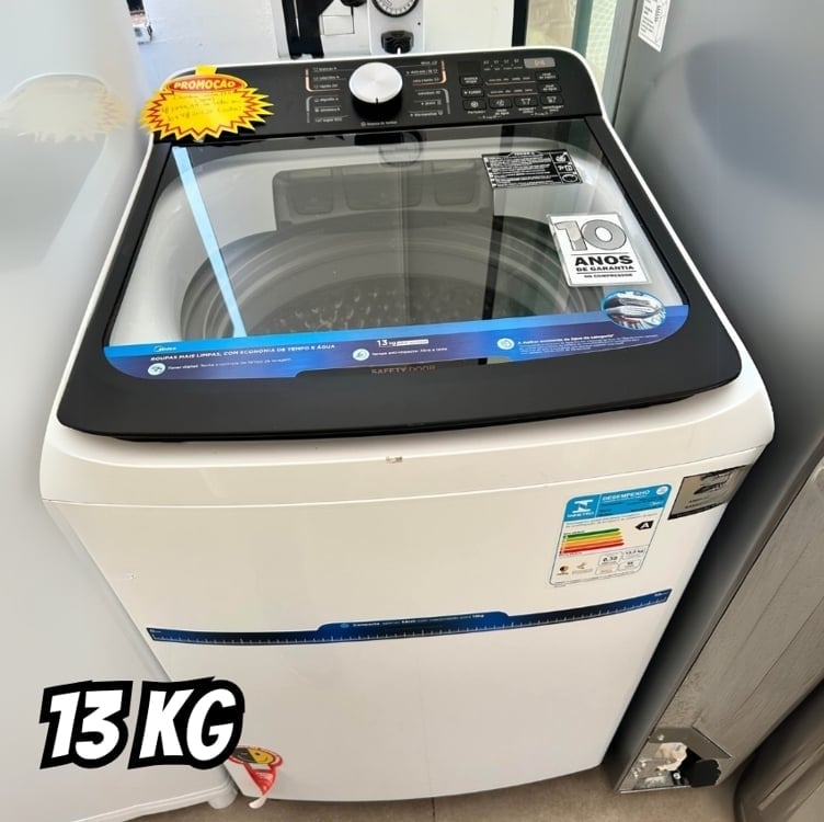 Lavadora Midea Wave Agitator 13kg Cor Branco 220v Lavadora Midea Wave Agitator 13kg Cor Branco 220v