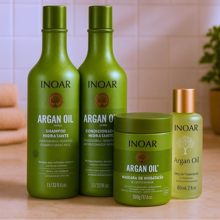 Kit Argan Oil System Completo (4 Produtos) Kit Argan Oil System Completo (4 Produtos)