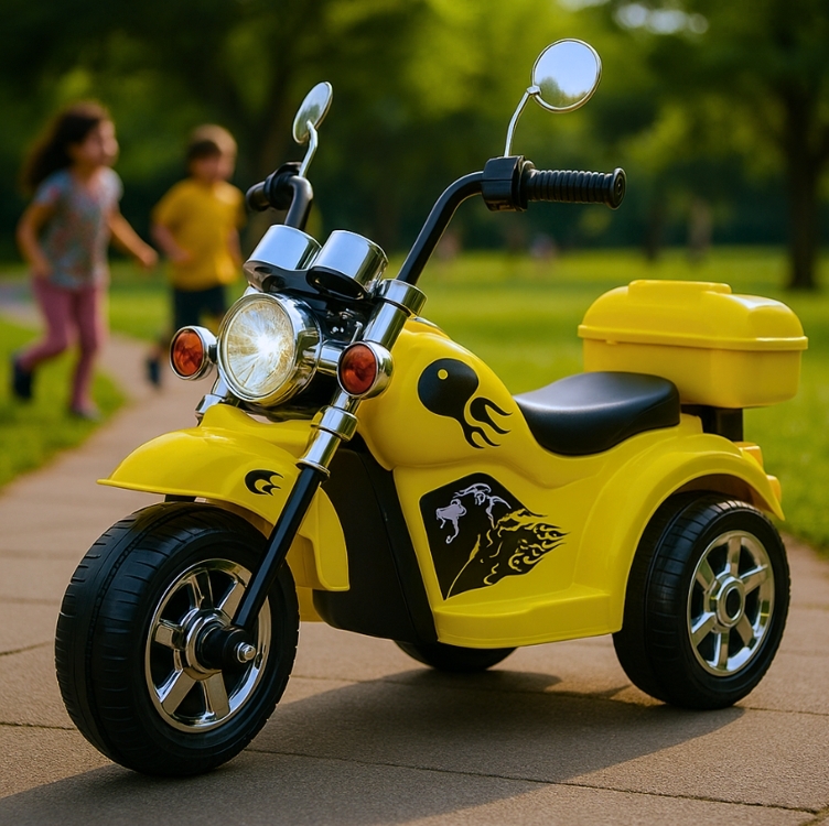 Moto Infantil Elétrica Zippy Toys Harley Bateria 6v Com Retrovisores Som Luz Moto Infantil Elétrica Zippy Toys Harley Bateria 6v Com Retrovisores Som Luz