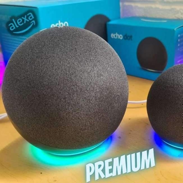 Echo com Alexa (4ª Geração): Com som premium e hub Zigbee de casa inteligente - Cor Preta Echo com Alexa (4ª Geração): Com som premium e hub Zigbee de casa inteligente - Cor Preta