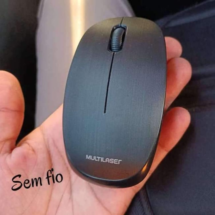 Mouse Sem Fio Standard Conexão Usb 1200dpi 3 Botões Design Ergonômico Preto - MO251 Mouse Sem Fio Standard Conexão Usb 1200dpi 3 Botões Design Ergonômico Preto - MO251