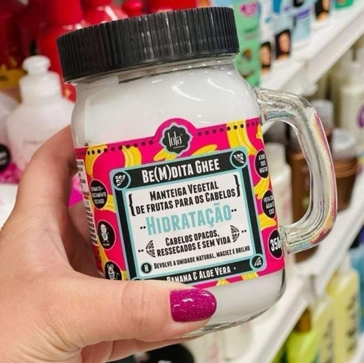 Lola Cosmetics Be(M) Dita Ghee - Hidratação Banana 350G Lola Cosmetics Be(M) Dita Ghee - Hidratação Banana 350G