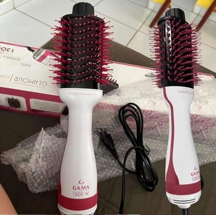 Escova Secadora Ga.ma Italy Glamour Pink Brush 3d - 1300w 3 Temperaturas Escova Secadora Ga.ma Italy Glamour Pink Brush 3d - 1300w 3 Temperaturas