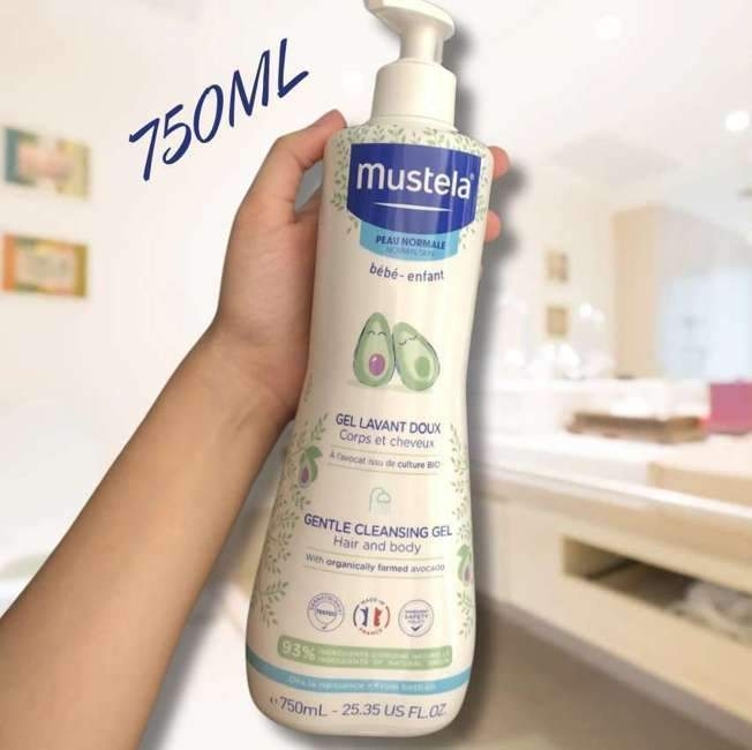 Mustela BR Gel Lavante Suave Com Abacate 750Ml Mustela BR Gel Lavante Suave Com Abacate 750Ml