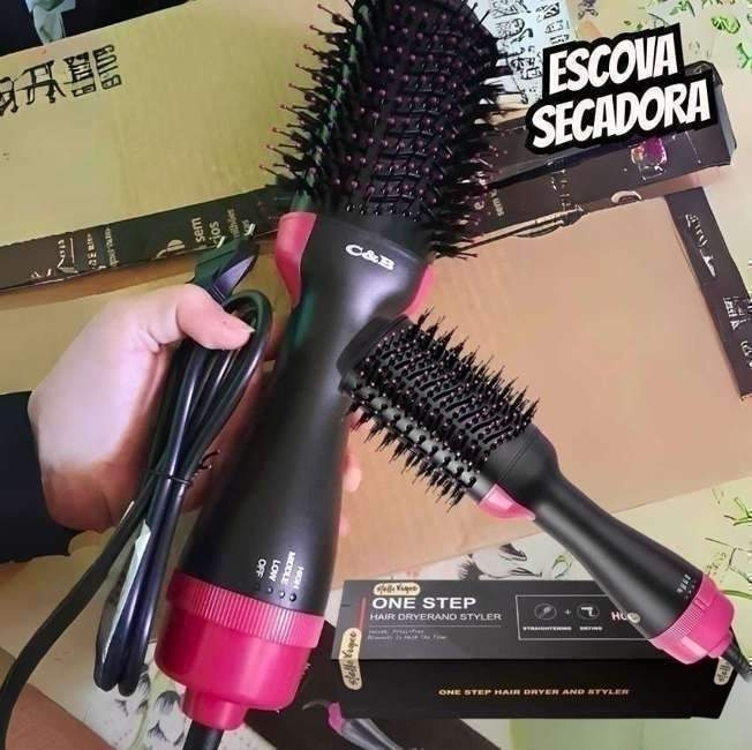 Escova Secadora De Cabelo, Secador De Cabelo 2 Em 1 E Volumizador De Íons Negativos Para Alisamento De Salão De Ar Quente Reduz O Frizz E Design Estático. Escova Secadora De Cabelo, Secador De Cabelo 2 Em 1 E Volumizador De Íons Negativos Para Alisamento De Salão De Ar Quente Reduz O Frizz E Design Estático.