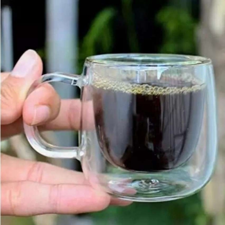 Mimo Style Par de Copos Para Café Parede Dupla Com Alça, Material Vidro Borossilicato de, Capacidade de 80 ml, Resistente, Suporta Altas e Baixas Temperaturas, Não Queima as Mãos Mimo Style Par de Copos Para Café Parede Dupla Com Alça, Material Vidro Borossilicato de, Capacidade de 80 ml, Resistente, Suporta Altas e Baixas Temperaturas, Não Queima as Mãos