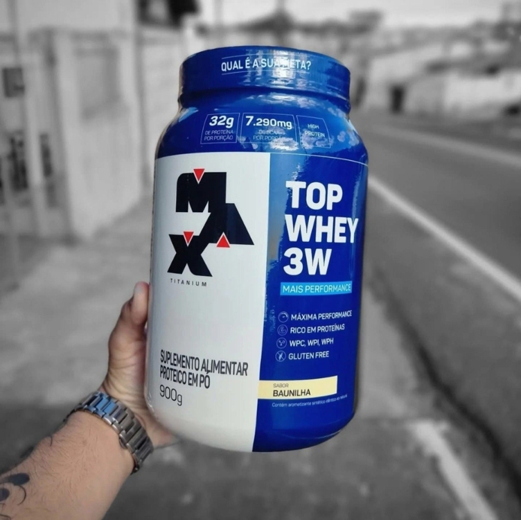 Top Whey Max Titanium 3W 900g Top Whey Max Titanium 3W 900g