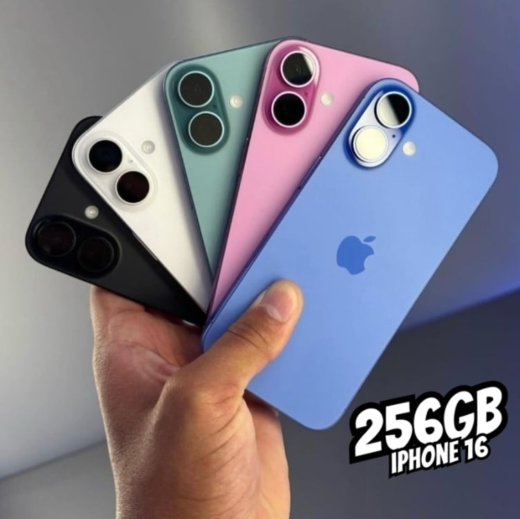 Apple iPhone 16 (256 GB) – Preto