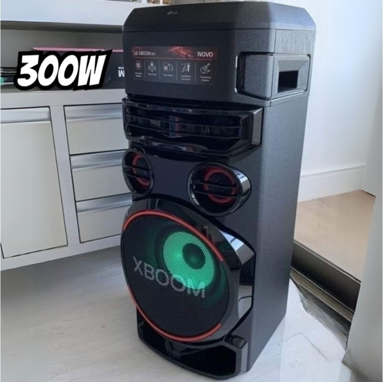 Caixa Acústica Lg Xboom Rnc7 - Multi Bluetooth, Graves Potentes, Entrada De Microfone E Guitarra Caixa Acústica Lg Xboom Rnc7 - Multi Bluetooth, Graves Potentes, Entrada De Microfone E Guitarra