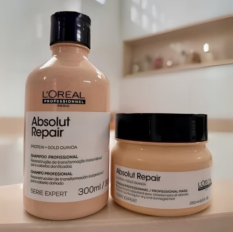 Kit L'Oréal Professionnel Serie Expert Absolut Repair Shampoo e Máscara P (2 produtos)
