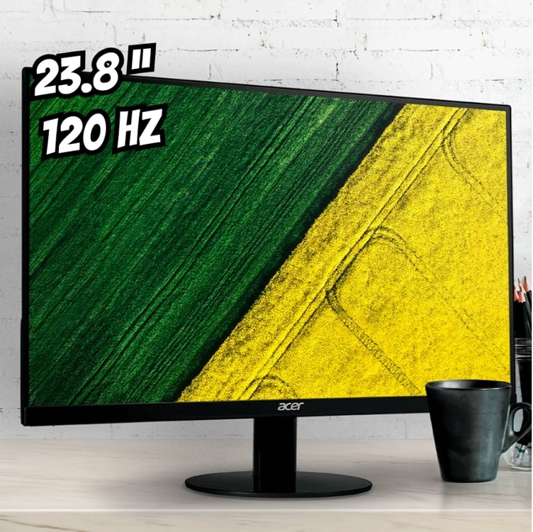 Monitor Gamer Acer 23,8'' Fullhd Ips 120hz 1ms Sa240y Bivolt Monitor Gamer Acer 23,8'' Fullhd Ips 120hz 1ms Sa240y Bivolt