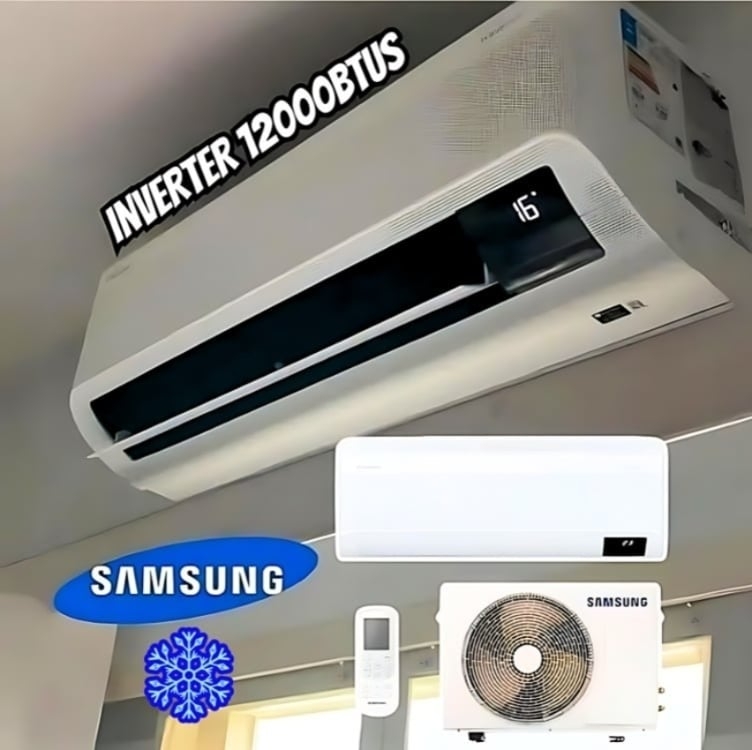 Ar Condicionado Split Hi Wall Samsung WindFree AI Inverter 12.000 Btus Frio 220v R-32 Ar Condicionado Split Hi Wall Samsung WindFree AI Inverter 12.000 Btus Frio 220v R-32