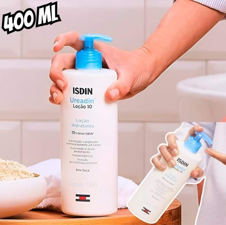 Loção Corporal De Hidratação Intensa Isdin Ureadin 10 400ml Loção Corporal De Hidratação Intensa Isdin Ureadin 10 400ml