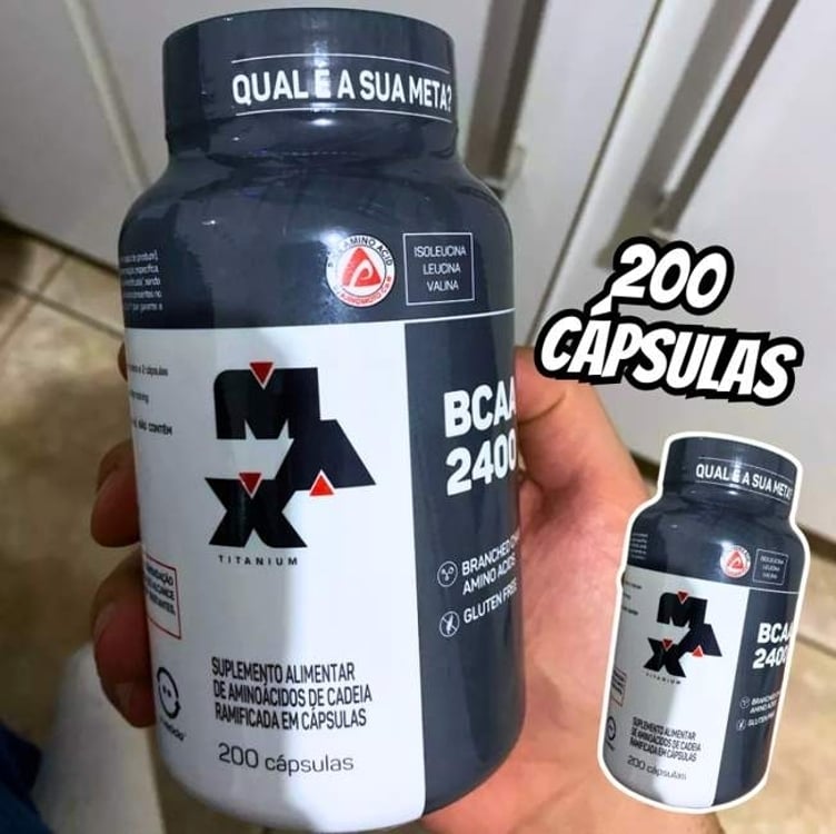 Bcaa 2400 200 Caps Max Titanium Bcaa 2400 200 Caps Max Titanium