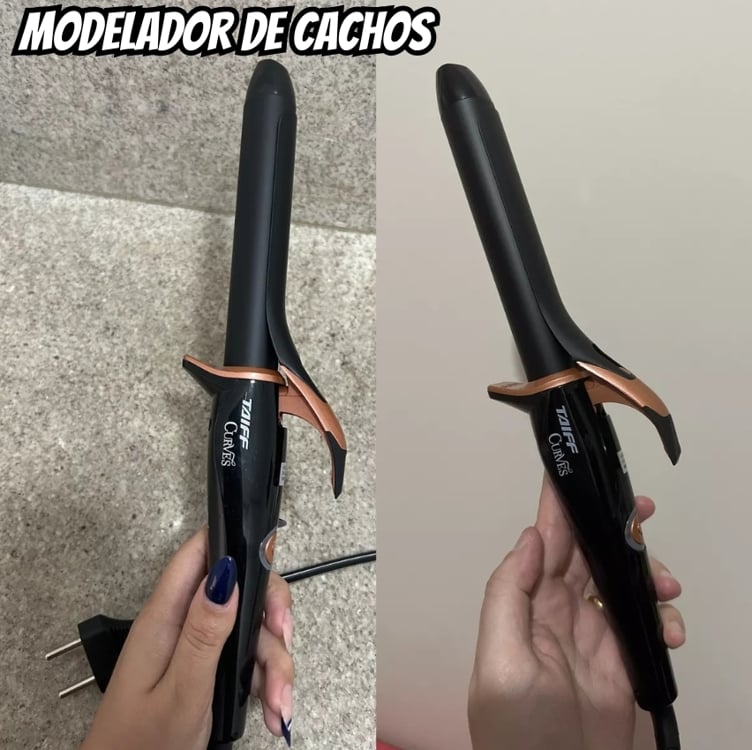 Modelador de cachos de barril Taiff Curves 25mm de diâmetro 110V/220V Modelador de cachos de barril Taiff Curves 25mm de diâmetro 110V/220V