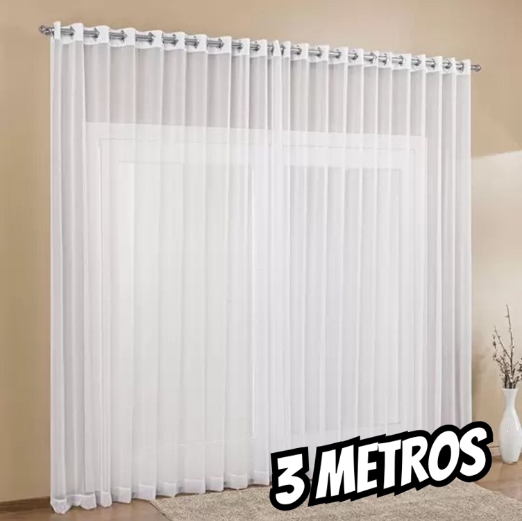 Cortina Voil 3 Metros Para Sala E Quarto Cortina Voil 3 Metros Para Sala E Quarto