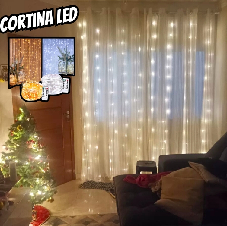 Cortina Led 3x3 Metros Festa Casamento Eventos Natal Ilumina Cortina Led 3x3 Metros Festa Casamento Eventos Natal Ilumina