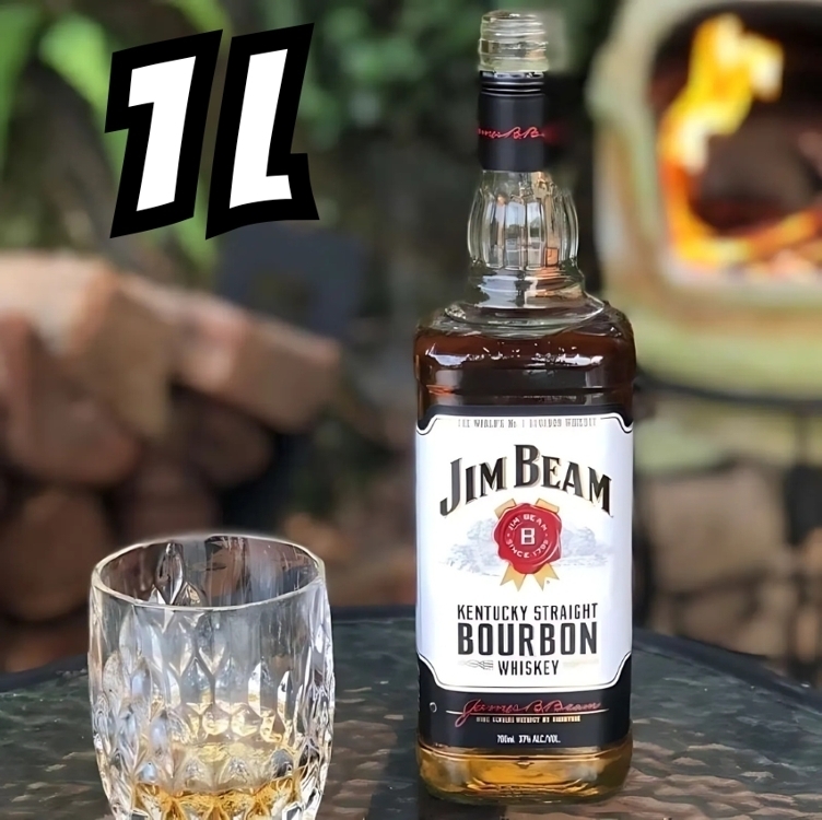 Whisky Jim Beam Bourbon 1L Whisky Jim Beam Bourbon 1L