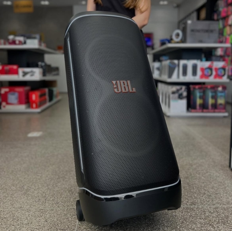 JBL, Caixa de Som, PartyBox 720, 800W RMS, Luzes, IPX4, com Rodas